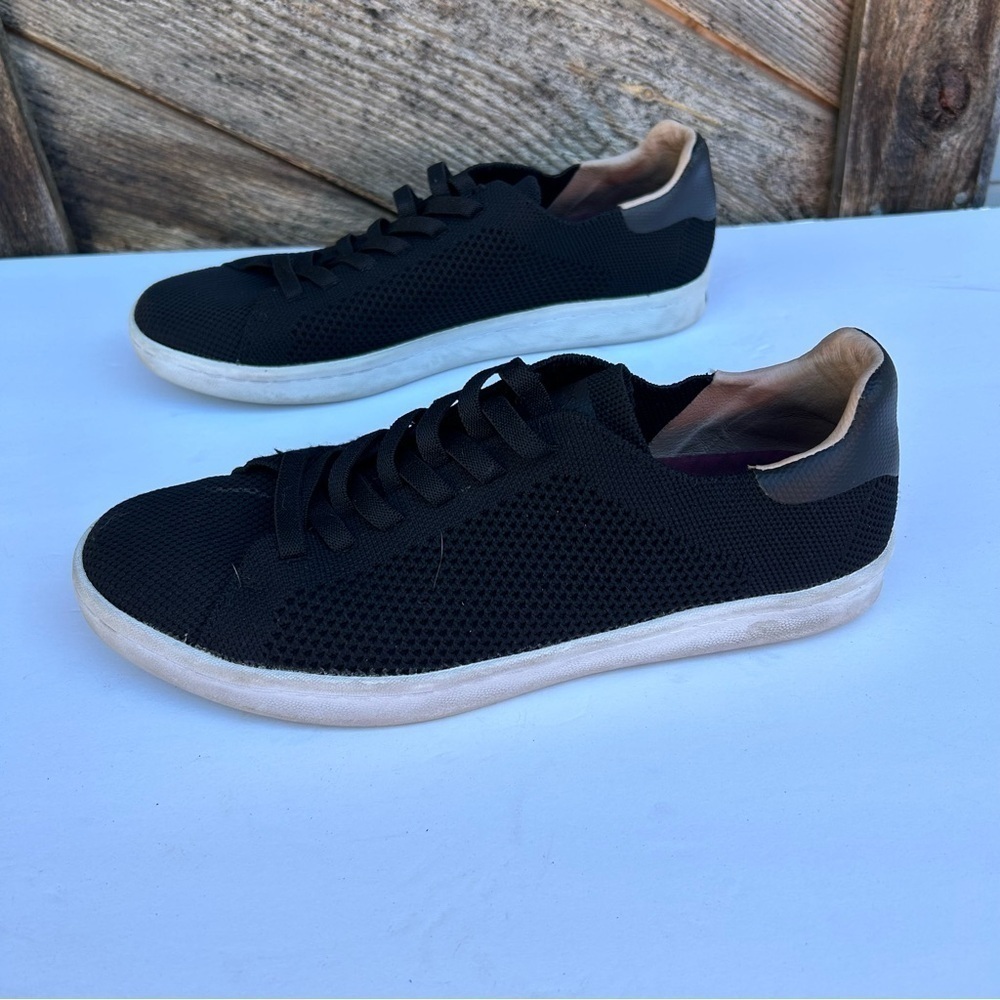 Men's Skechers x Mark Nason Bryson 8.5 Comfy Slip On Shoes / Black White / 68581 - Picture 4 of 9